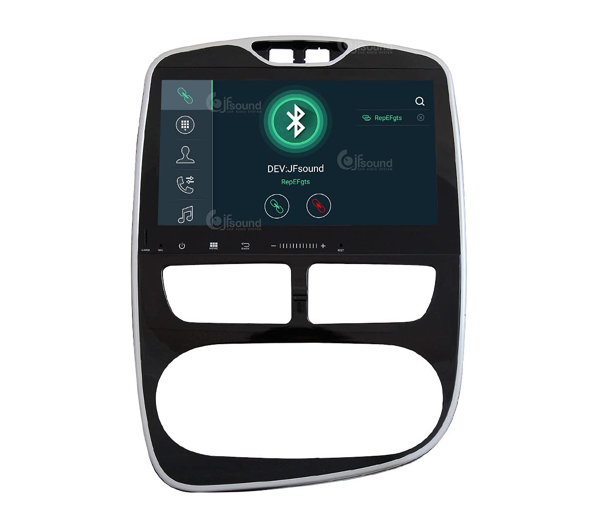 Autorradio de Ajuste Personalizado para Renault Clio Android GPS Bluetooth WiFi Dab USB Pantalla táctil Full HD 10" procesador de 8 núcleos y comandos de Voz