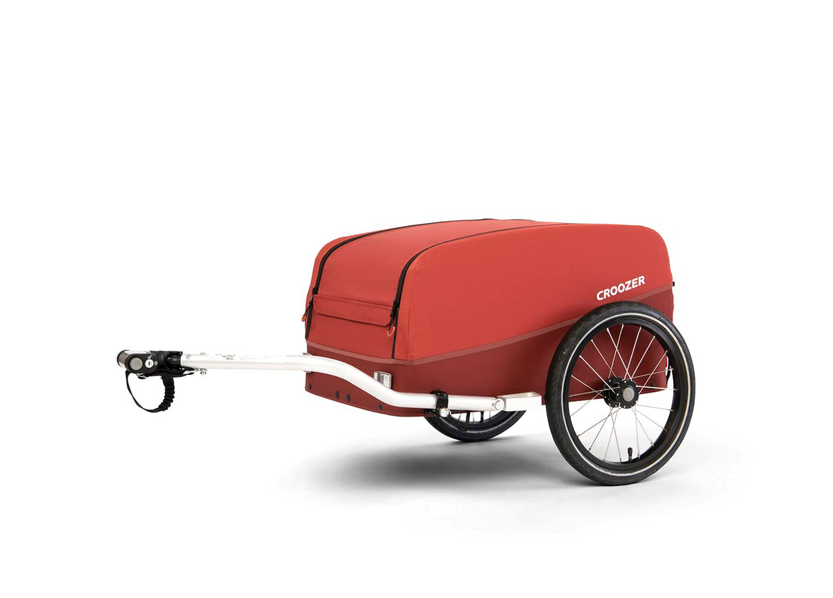 Croozer Cargo Kalle Lava Red Remolque De Bicicleta, Adultos Unisex, BLU, Talla única