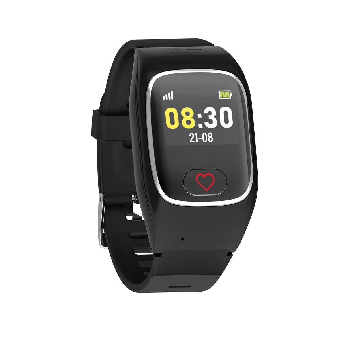 James B6 - Reloj de Emergencia y Seguridad para Personas Mayores, detección de caídas, botón de Llamada de Emergencia y localización GPS, Funciones de Salud, por Ejemplo, Pulso, aplicación Familiar +