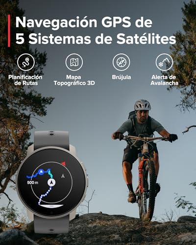 Suunto 9 Peak Pro Reloj deportivo GPS con batería de muy larga duración y medición de frecuencia cardiaca en la muñeca