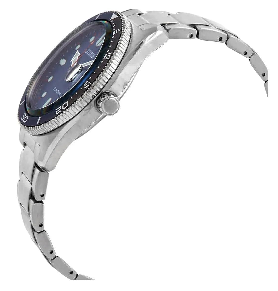 Citizen Reloj Analógico para Hombres de Cuarzo con Correa en Acero Inoxidable AW1761-89L