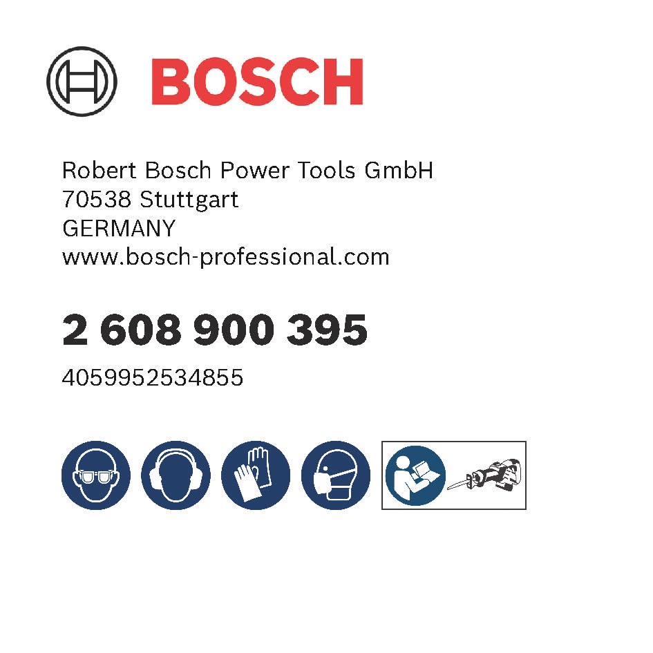Bosch Professional 10x Hojas de sierra sable Expert `Multi Material` S 1256 XHM (para Hierro fundido, Longitud 300 mm, accesorios Sierra sable)