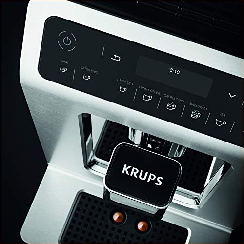 Krups Evidence EA8901 Independiente Totalmente automática Máquina espresso 2.3L 2tazas Blanco - Cafetera (Independiente, Máquina espresso, 2,3 L, Molinillo integrado, 1450 W, Blanco)