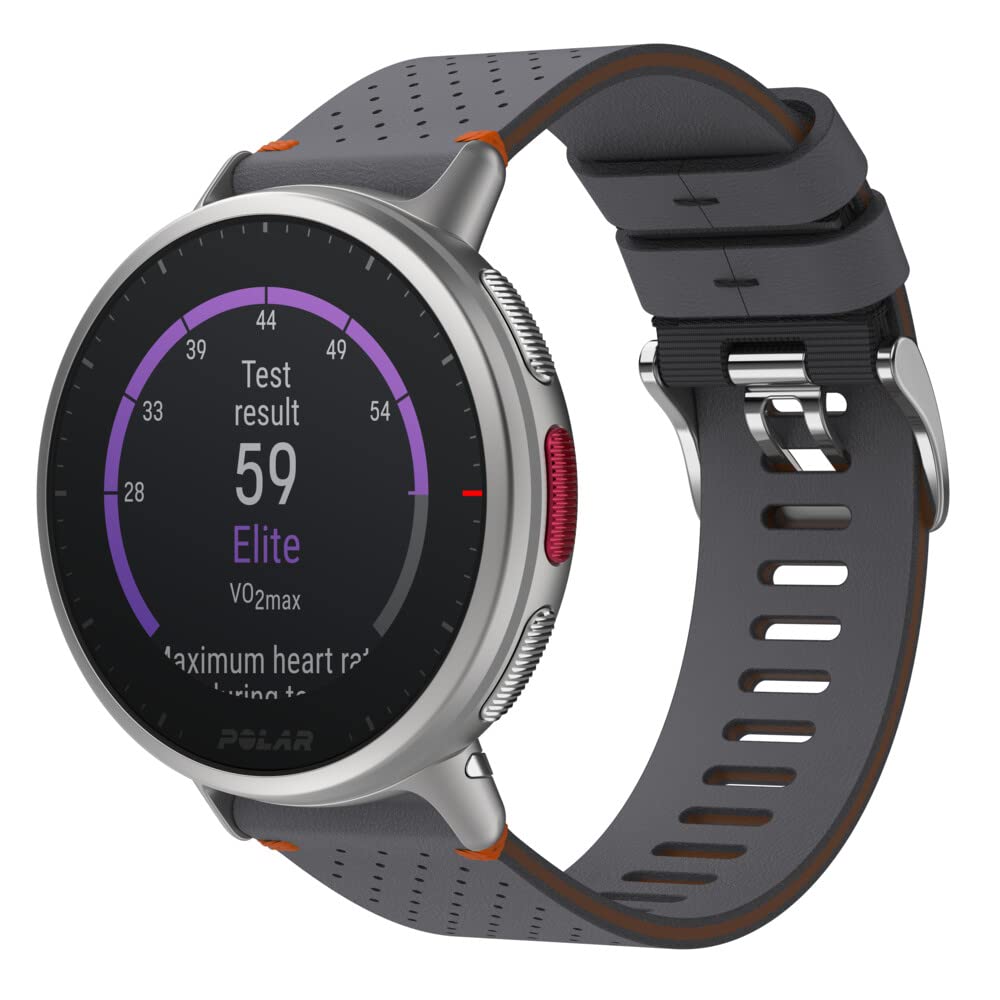 Polar Vantage V2 Shift Edition, Multisport GPS Smartwatch, Registro de Frecuencia Cardíaca en la Muñeca para Running, Natación, Ciclismo, Controles de Música, Predicción Meteorológica, M/L, Plateado