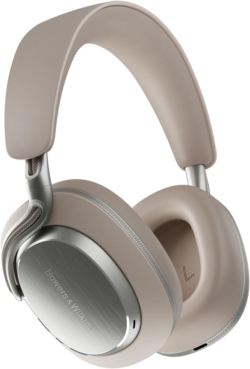 Bowers & Wilkins Px8 S2 Auriculares Circumaurales Inalámbricos con Cancelación de Ruido, Bluetooth, y Carga Rápida - Warm Stone