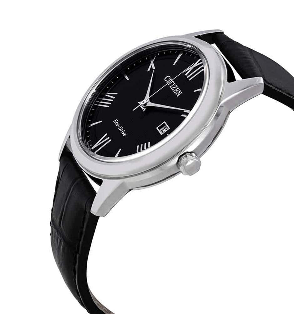 Citizen Reloj Analógico para Hombre de Cuarzo con Correa en Cuero AW1231-07E