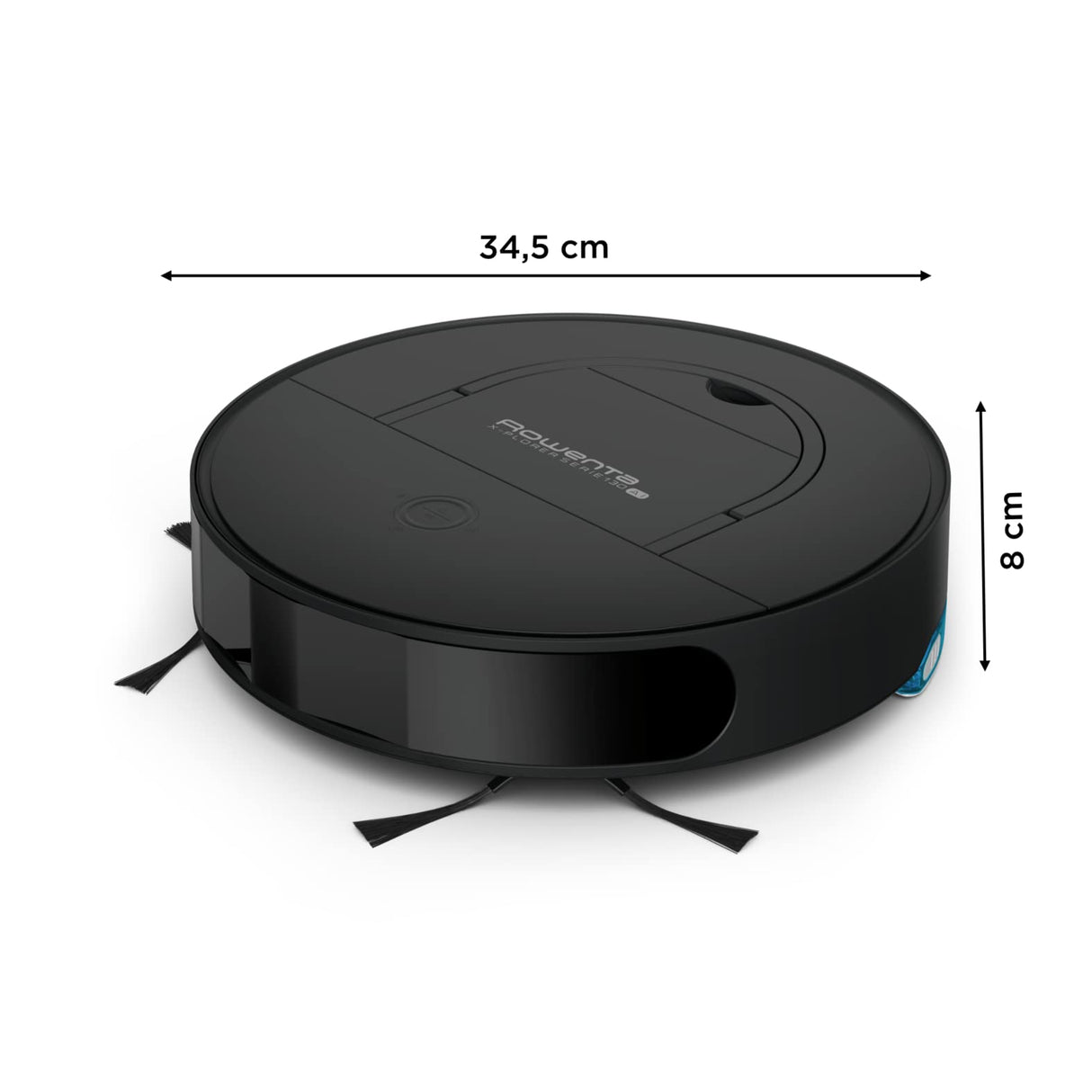 Rowenta X-Plorer Serie 130 AI - Robot aspirador 4 en 1 con función de limpieza, láser + sistema de navegación por cámara, 4 modos de limpieza, 120 min de autonomía, 3 horas de carga, depósito de polvo