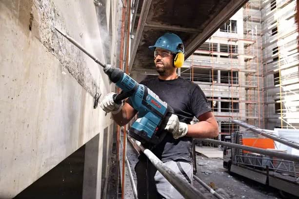 Bosch Professional GBH 8-45 D - Martillo perforador combinado (12,5 J, Ø máx. hormigón 45 mm, portabrocas SDS max, en maletín)