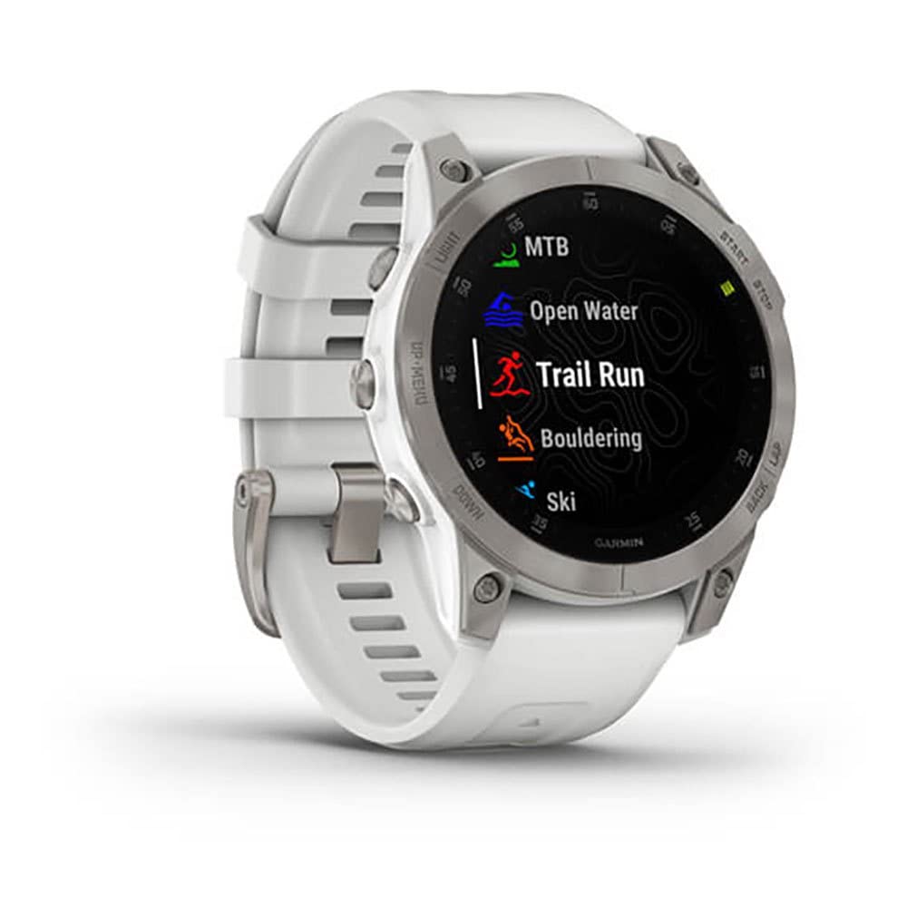 Garmin EPIX (Gen 2) Blanco Nieve, Titanio Titán