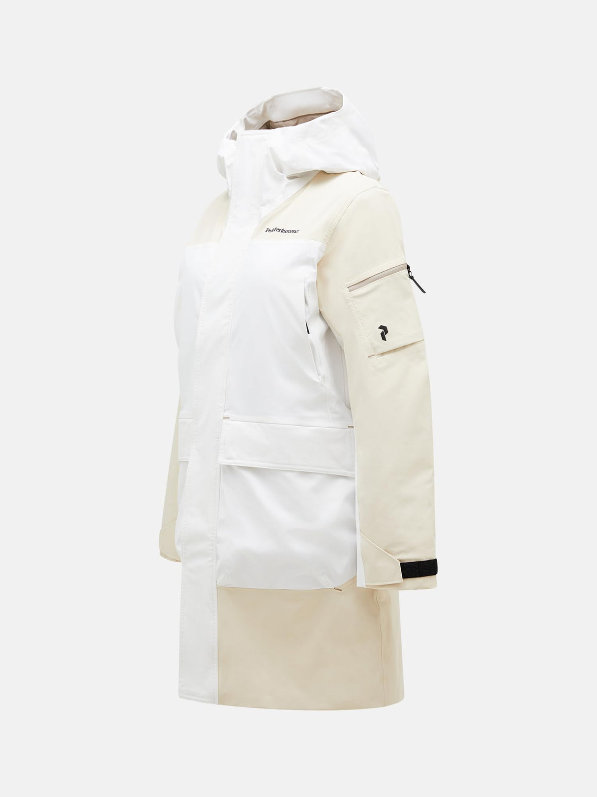 Peak Performance X Chaqueta de esquí, Sand Fog/OFFWHITE, Medium Hombres