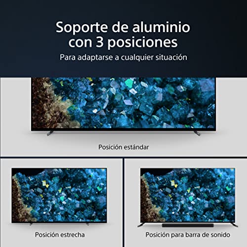 Sony BRAVIA XR-55A80L, 55 Pulgadas, TV OLED con 4K HDR, Smart Google TV, Eco Pack, Bravia Core, Óptimo para PlayStation5, Diseño Integral
