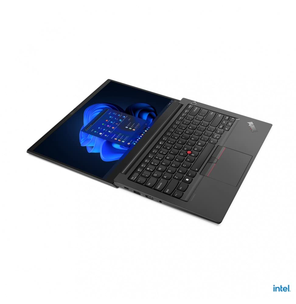 Lenovo Thinkpad E14 Gen 4 - Ordenador Portátil 14" FHD, (Intel Core i5-1235U, 16GB RAM, 512SSD, Integrated Integrated Intel Iris Xe Graphics, W11Pro), Black -Teclado QWERTY Español