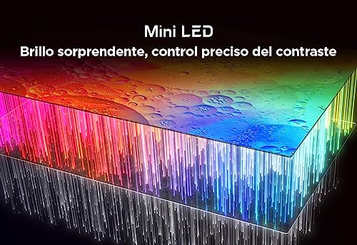TCL 55C841, 55" Mini LED TV, QLED 144Hz Panel, 4K Ultra HD, Google TV (Dolby Vision & Atmos, Onkyo 2.1 Audio, Hands-Free Voice Control)