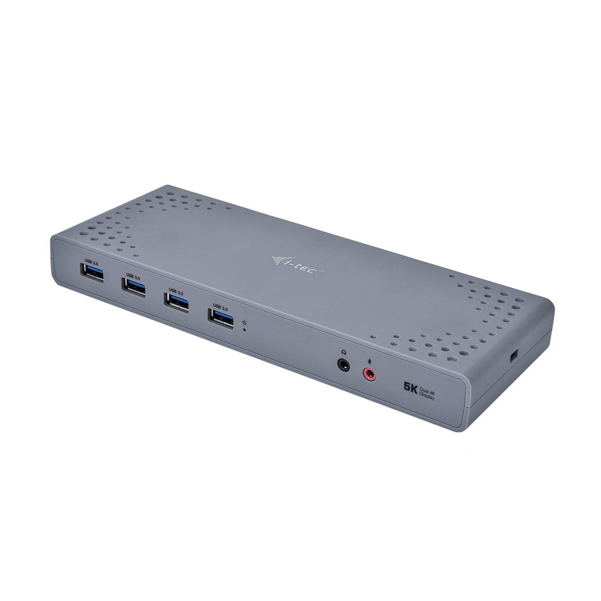 I-Tec USB 3.0/USB-C 5K Universal Dual Docking Station 2X 4K 60Hz Video 2X HDMI 1x Ethernet 6X USB 3.0 Windows Mac OS Linux Android Compatible con Thunderbolt 3, gris