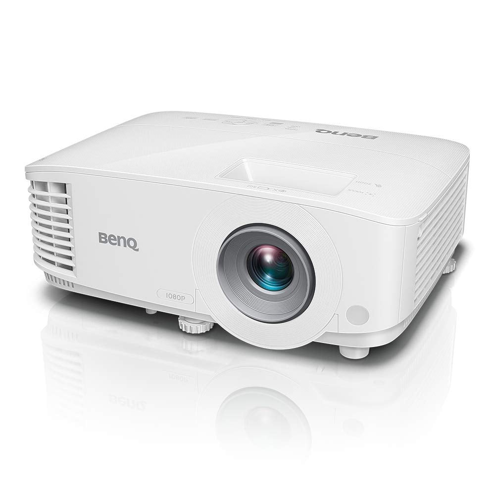 BenQ MH733 - Proyector DLP de 4000 ANSI Lúmenes, inalámbrico, Full HD, Lector USB, Control LAN, 100" a 2.5 m - 3.3 m, Zoom de 1.3X, Blanco
