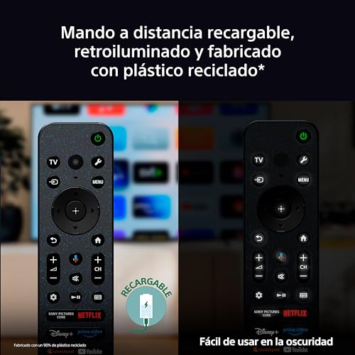 Sony BRAVIA 8 OLED 55 Pulgadas 4K HDR Google Smart TV (2024), Funciones Gaming para PS5 y IMAX Enhanced, Dolby Vision Atmos, Chromecast, Apple AirPlay, 120Hz 55XR80