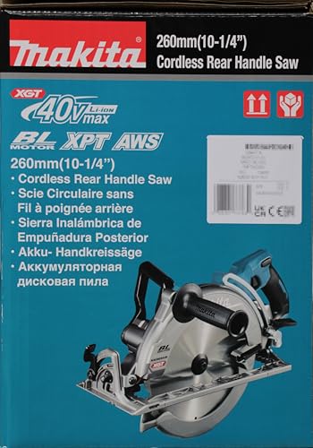 Makita RS002GZ Cordless Circular Saw 260mm 40VMAX XGT (sin batería, sin cargador)