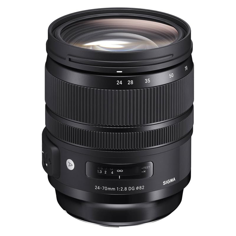 Sigma 24-70 mm F 2.8 DG - Objetivo para Canon, color Negro