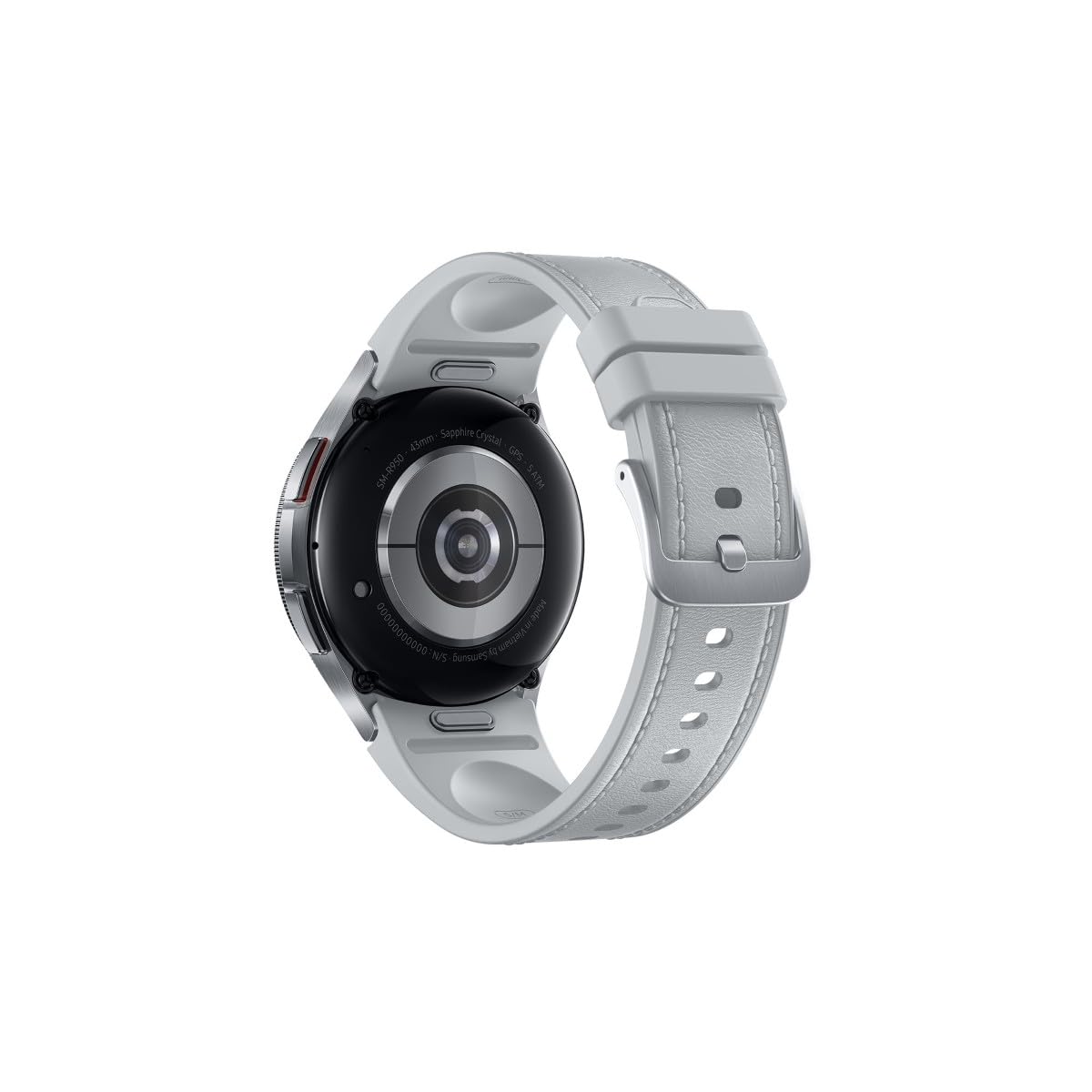 Samsung Galaxy Watch6 Classic Bluetooth, 43 mm + Correa de recambio - Smartwatch, Control de Salud, Seguimiento Deportivo, Batería de Carga Rápida, Plateado (Versión Española)