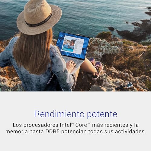 Dell Inspiron 14 7440 Ordenador Portátil táctil Convertible de 14" FHD+,Intel Core i5-1334U, Intel Iris Xe Graphics,16GB RAM, 512GB SSD,Windows 11, Teclado retroiluminado QWERTY Español, Cloud Cover