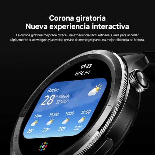 XIAOMI Watch S4, Versión Bluetooth, Modo Deportivo Profesional avanzado, Bisel de Cambio rápido 2.0, Pantalla AMOLED 1.43 Pulgadas Circular, Monitor Frecuencia Cardíaca y Sueño, Rainbow