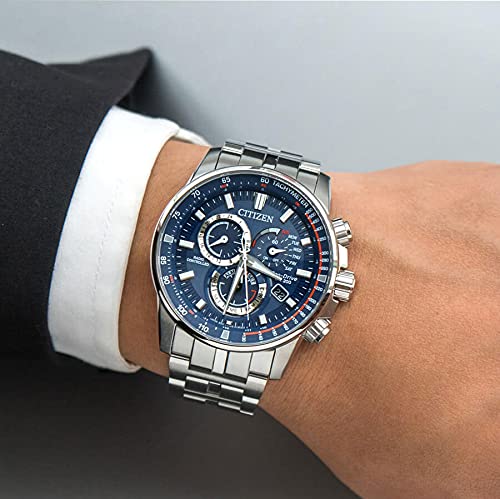 Citizen Reloj Cronógrafo para Hombres de Eco-Drive con Correa en Acero Inoxidable CB5880-54L