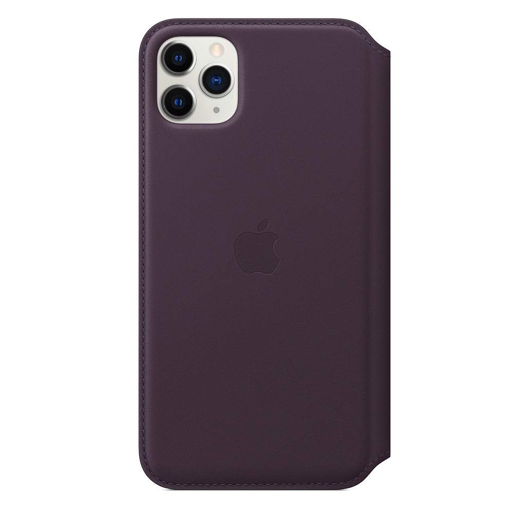 Apple Funda Leather Folio (para el iPhone 11 Pro MAX) - Berenjena