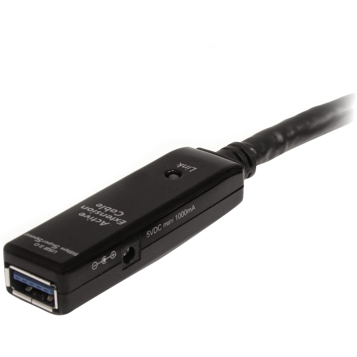 StarTech USB3AAEXT5M - Cable alargador USB 3.0 SuperSpeed Activo, 5 m, Negro