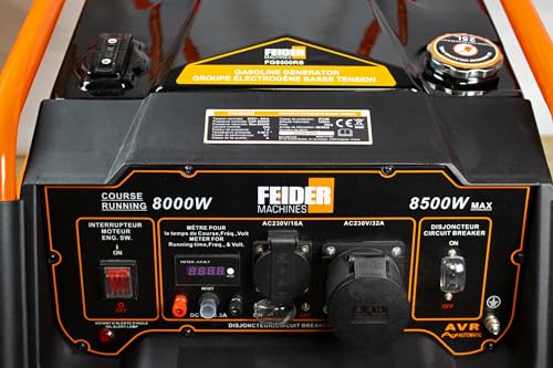 Feider - Grupo electrógeno gasolina astillero 8500 W - Tecnología Apr