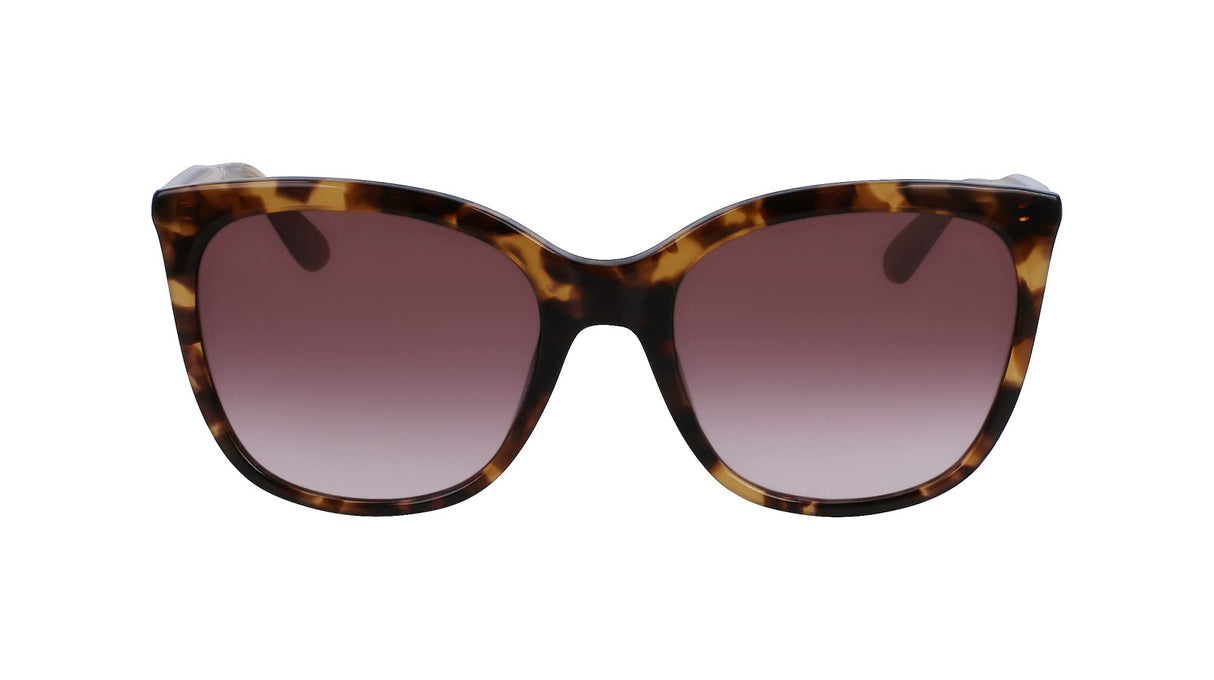 Calvin Klein Women's Sunglasses CK23500S - Brown Havana with Gradient Brown Lens