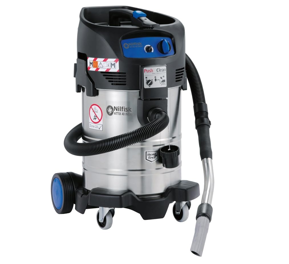 Nilfisk ATTIX 40-0M Type 22 37 L Seca y Mojado 1400 W