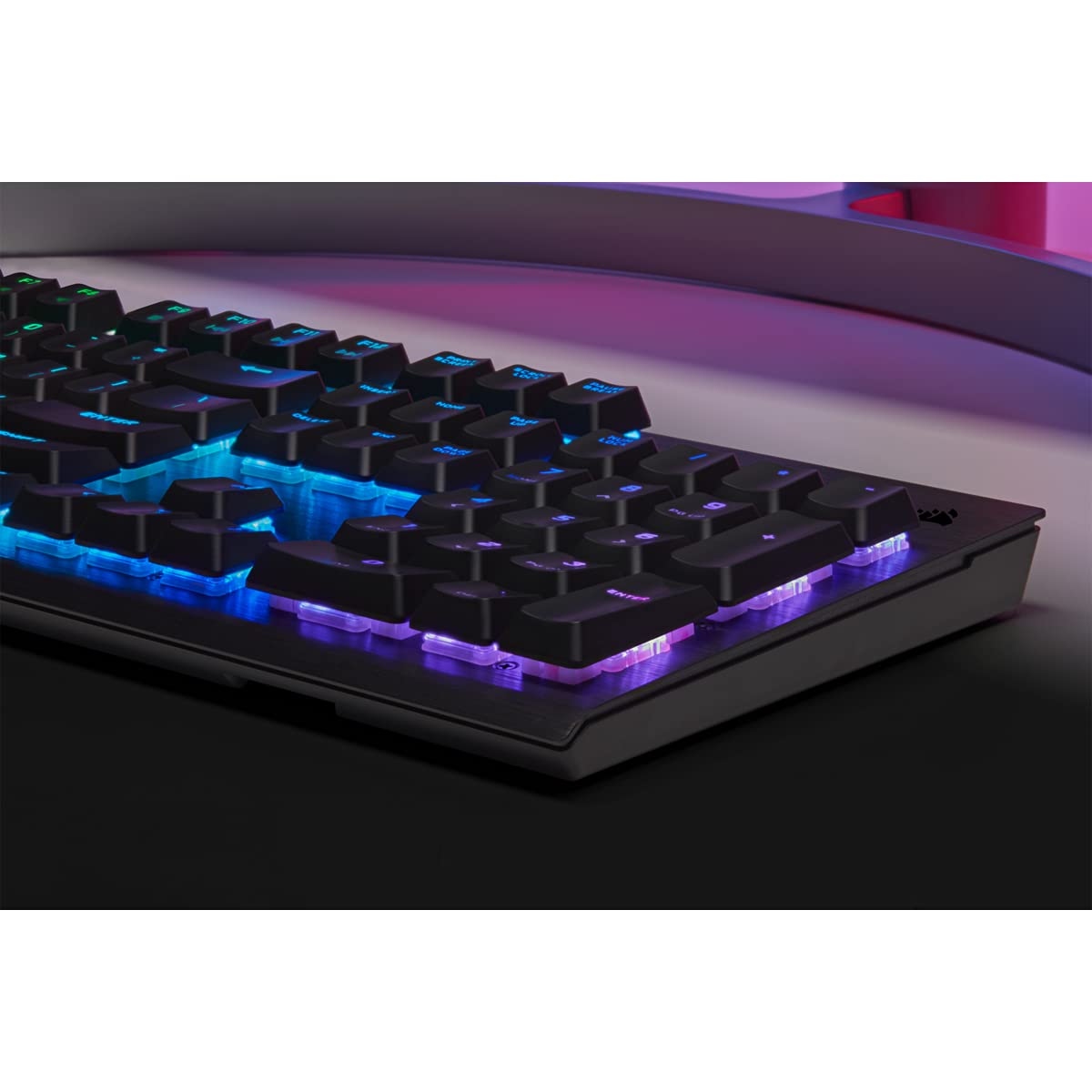 Corsair Compatible con K60 RGB Pro de bajo Perfil para Juegos Tastatur, RGB LED - Negro