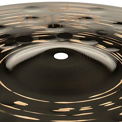 Meinl Cymbals Classics Custom Dark Cymbal Set - Juego de Platillos de Batería con Plato Hihat de 14 pulgadas, 16 Crash y 20 Ride - Bronce B12, Acabado Oscuro (CC141620)