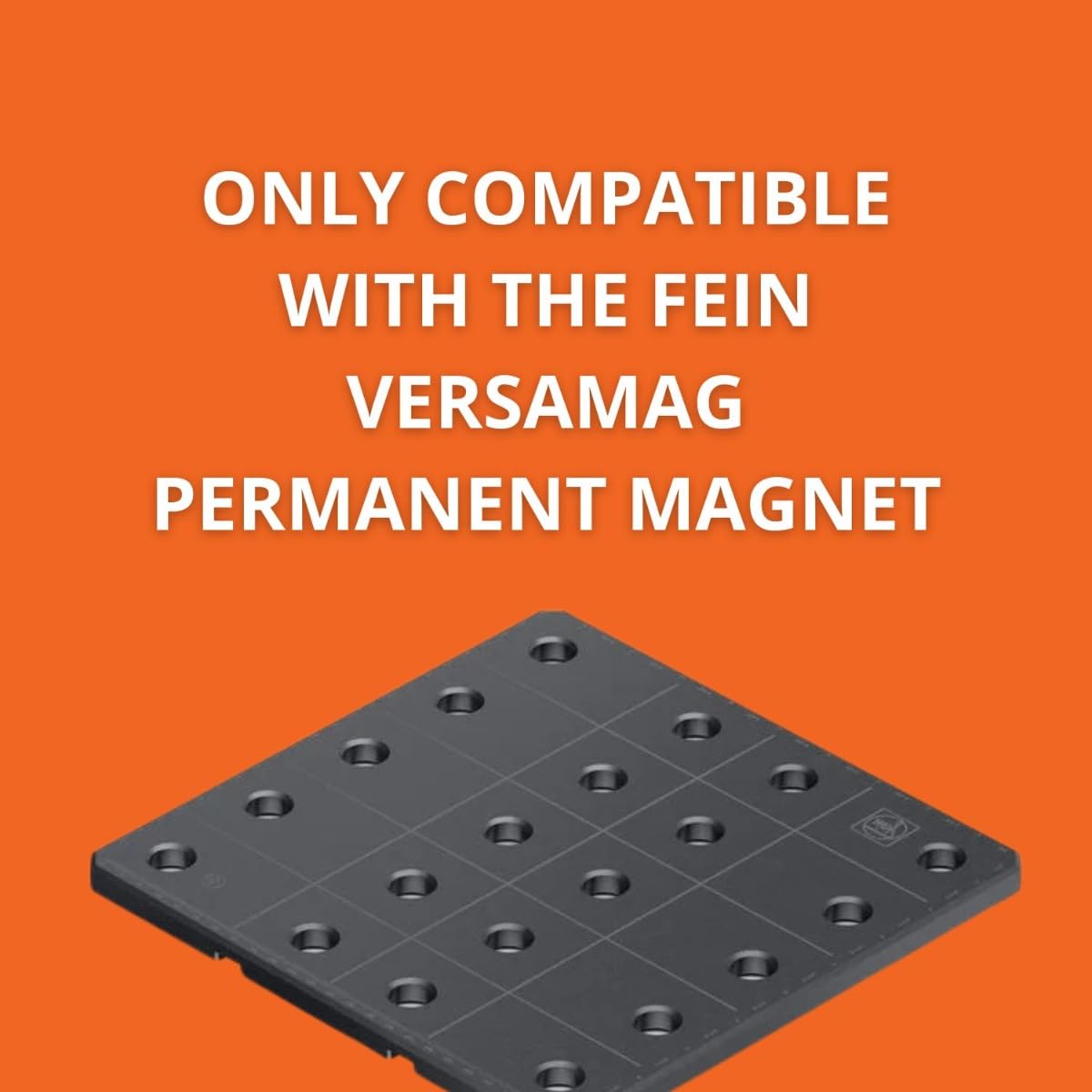 FEIN Placa de soldadura Ø 16 mm, Gran protección de la superficie, sistema modular para una sujeción segura en distintas situaciones de trabajo, Solo compatible con el imán permanente VersaMAG de FEIN