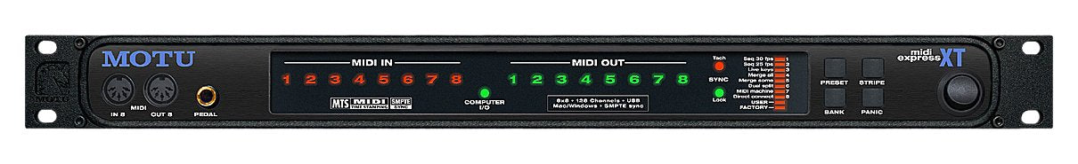 MOTU Midi Express XT interfaz MIDI 8 x 8 USB
