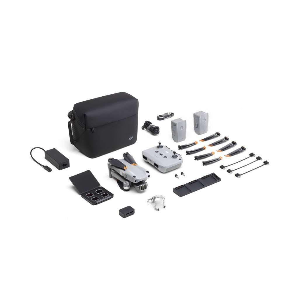 DJI Air 2S Worry-Free Fly More Combo Drone Quadcopter, Gimbal a 3 Assi con Fotocamera, Video 5.4K, Sensore CMOS 1”, MasterShots, Offre Due Sostituzioni in un Anno, Copre Diversi Tipi di Incidenti
