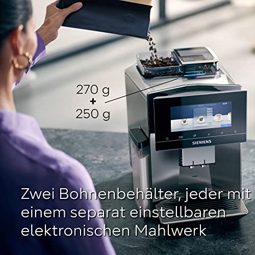 SIEMENS TQ907D03 Cafetera 1500, Plata, 47 x 31,5 x 39,2 cm