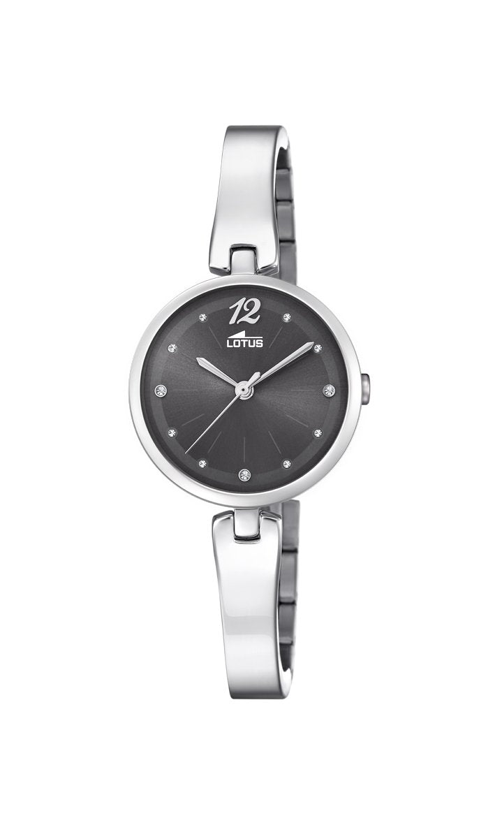 LOTUS Reloj Mujer 18445/4 Outlet Caja de Acero Inoxidable 316l Gris Plata Correa de Acero Inoxidable 316l Gris Plata