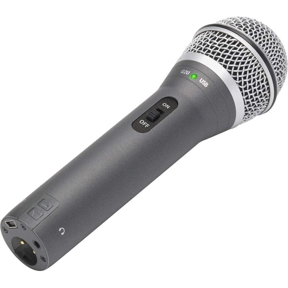 Samson Q2U Micro Dynamique - Paquete de grabación y podcasting de micrófono USB