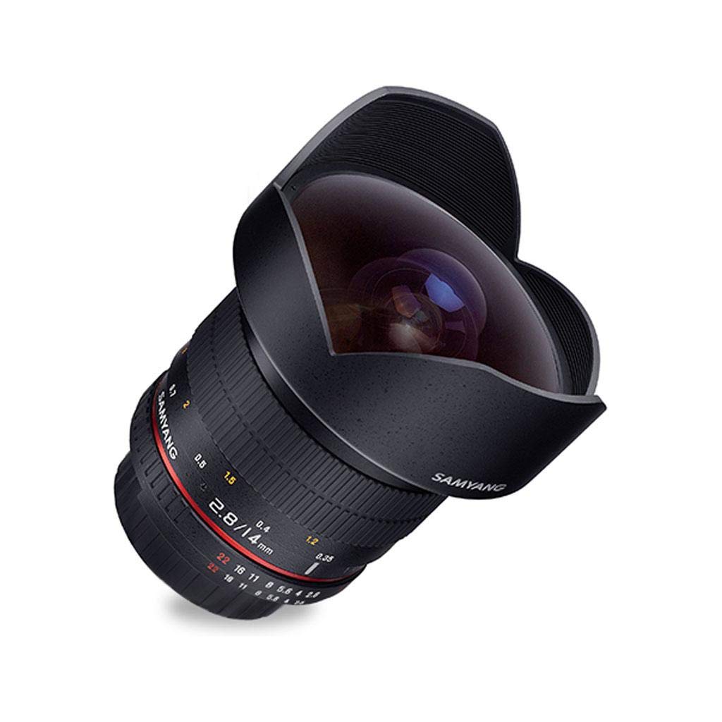 Samyang F1110603101 AE - Objectivo para Nikon (14 mm IF ED UMC, sensor APS-C y Full-Frame), Negro