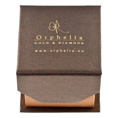 Orphelia Mujer 18 k (750) oro blanco redondo blanco diamante