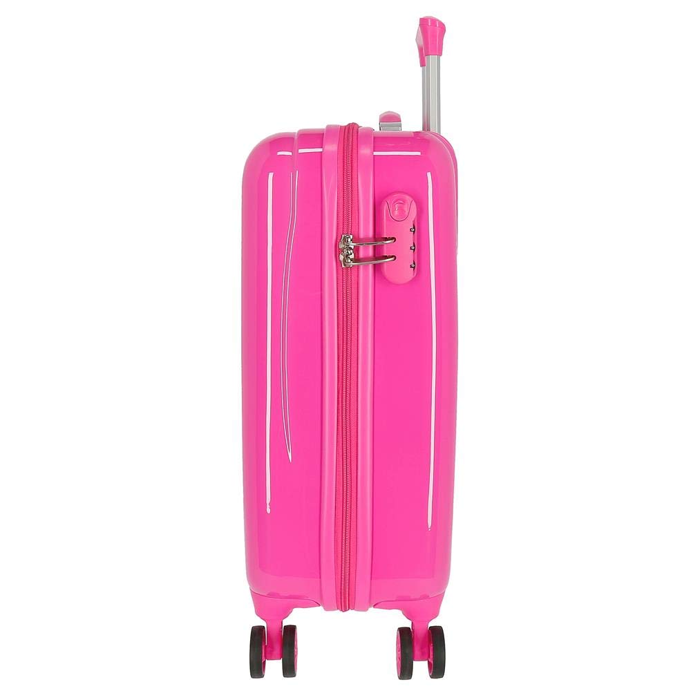 Disney Love Minnie Maleta de cabina Rosa 37x55x20 cms Rígida ABS Cierre combinación 32L 2,5Kgs 4 Ruedas Dobles Equipaje de Mano