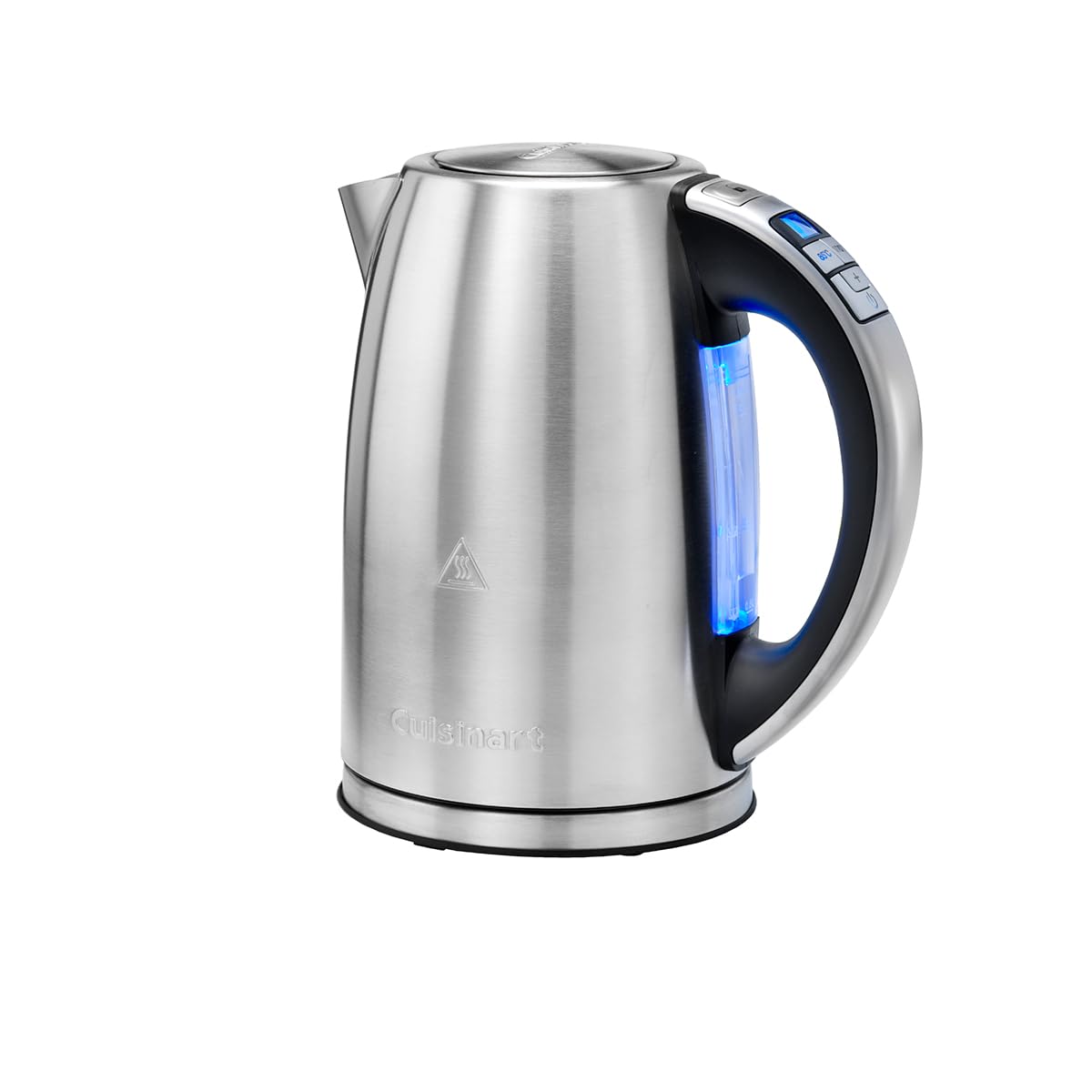 Cuisinart Hervidor eléctrico con jarra Multi-Temp | Ebullición rápida, 3KW | Sin cable | 1,7L de capacidad | Temperatura ajustable | Filtro antical lavable y extraíble | Acero inoxidable