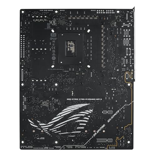 ASUS ROG Strix Z790-A Gaming WiFi II Placa Base Intel Z790, LGA 1700, DDR5, Conectores de Alimentación Duales ProCool II, PCIe 5.0, WiFi 7 y USB Alta Velocidad, 1 Puerto E/S, AEMP, 8000+ MT/S