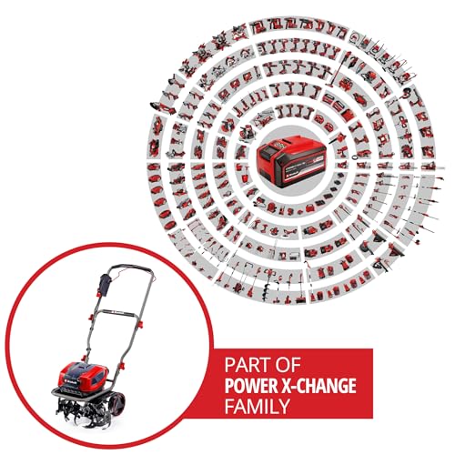 Einhell Motoazada con batería GP-CR 36/45 Li E BL-Solo Power X-Change (36 V, sin escobillas, Anchura de Trabajo 45 cm, Profundidad de Corte, Ruedas Ajustables en Altura, sin batería)