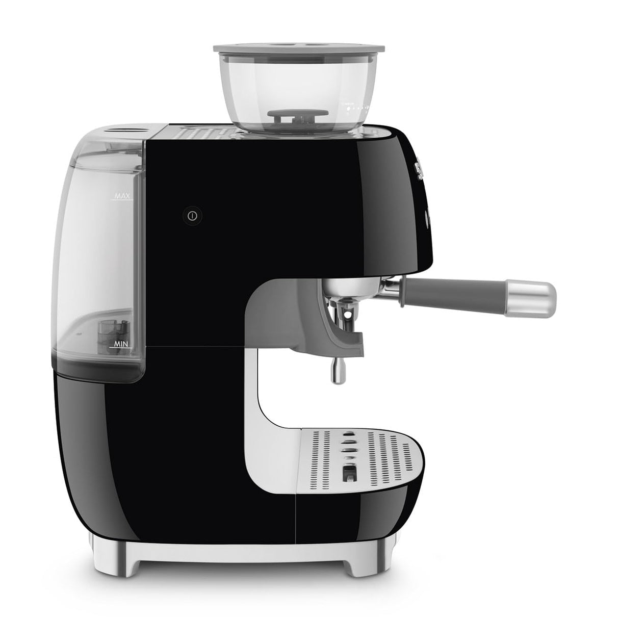 SMEG EGF03BLEU Cafetera Espresso con Molinillo, Plastic, Black