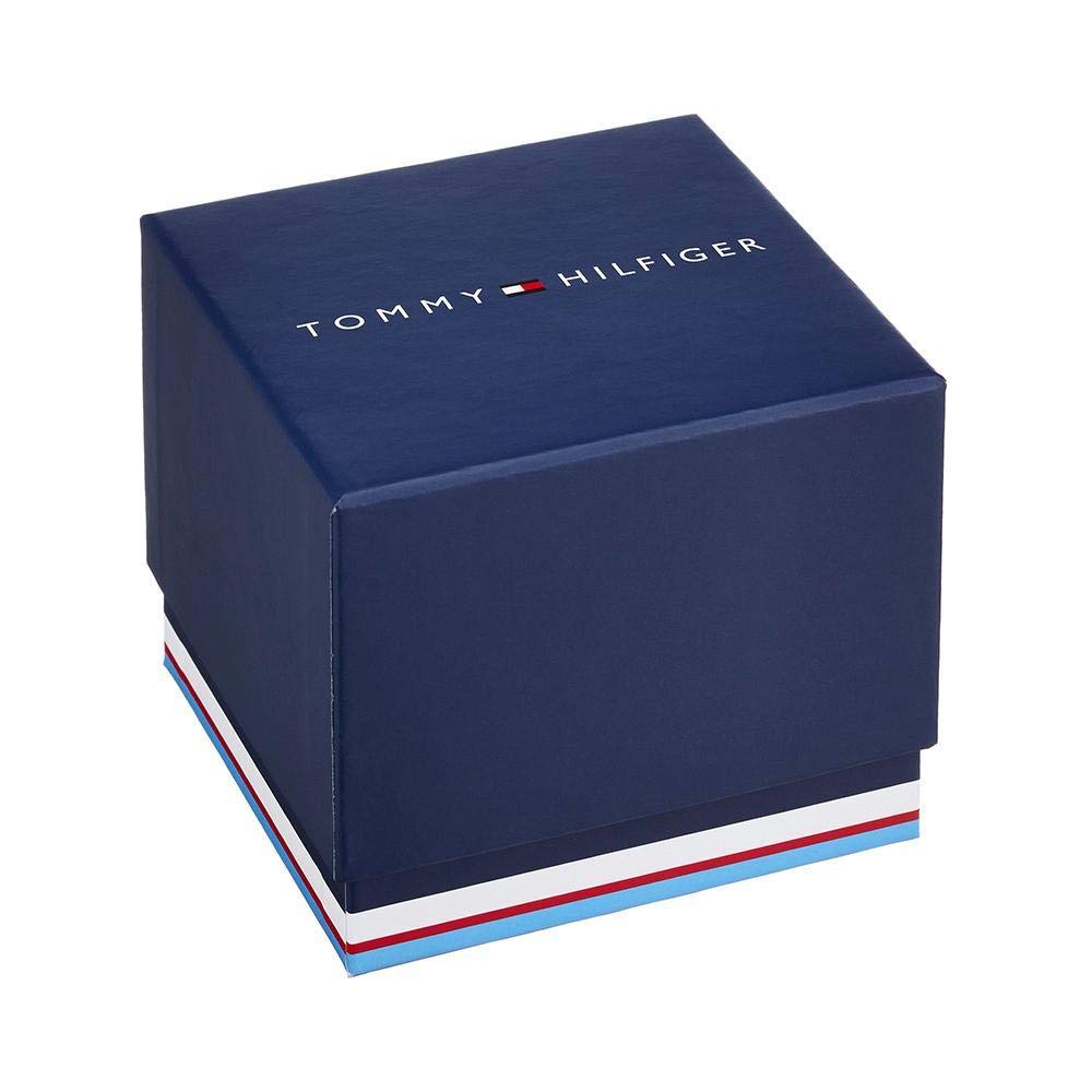 Tommy Hilfiger Reloj Analógico de Cuarzo multifunción para Hombre con Correa en Acero Inoxidable Negro - 1791738