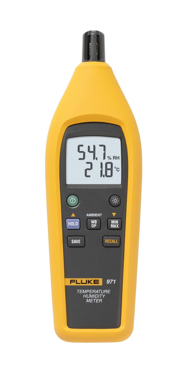FLUKE FL971 Fluke Temperature Humidity Meter-Yello