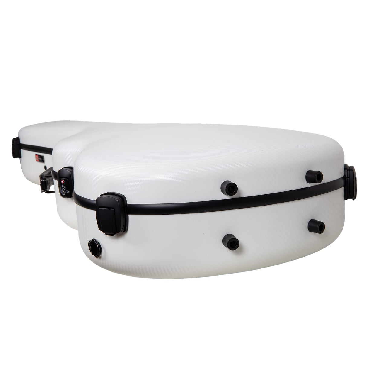 Crossrock Funda de policarbonato para Guitarras clásicas 4/4, Funda antiarañazos, Color Blanco (CRF4020CWT), White, 4/4 Classical, Guitarra clásica