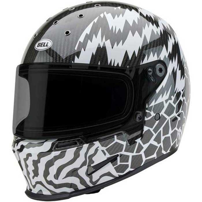 BELL Helmet Eliminator Carbon DEATHSPRAY Black/White L ECE6